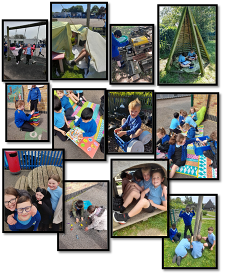 Lunchtime 3 children at darlinghurst academy enjoying pals