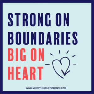 Managing Feelings and Behaviour 1 strong on boundaries big on heart